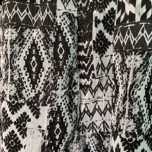 Tribal Print Maxi Skirt